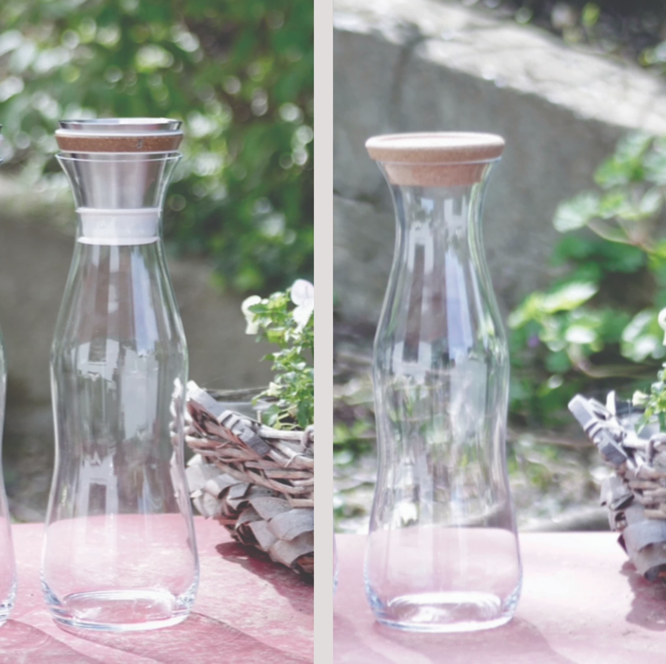 Pack duo Weepure - carafe filtrante 100% naturelle